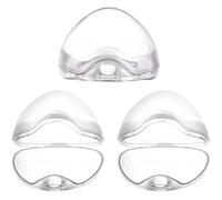 3 Piezas Caja Chupete, Guarda Chupetes Bebe Transparente Infantil | Elegante Estuche Portachupete bebe Porta Chupetes Portachupetes Ideal para Viajes y Hogar, Sin BPA para Chupetes de Su Bebé