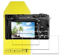 3 piezas cámara película templada, protector de pantalla compatible para cámara Sony Alpha A6700, película protectora de vidrio, HD Clear Screen Protector