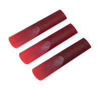 3 Piezas Cañas de Saxofón Alto, Cañas de Saxofón Alto, Cañas de Saxofón Alto de Resina para Clarinete Soprano o Saxofón Alto (Rojo)