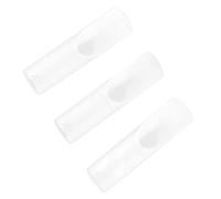 3 Piezas Cañas de Saxofón Alto, Cañas de Saxofón Alto, Cañas de Saxofón Alto de Resina para Clarinete Soprano o Saxofón Alto (Transparente)