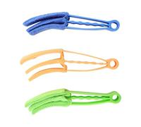 3 piezas Cepillo para Persianas Multifunción 20x5x2 CM plástico | Limpieza Simultánea de Lamas, Tela de Fibra Ultrafina Desmontable, Gancho Colgante
