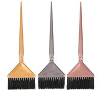 3 Piezas Cepillo Peine, Nylon y Plástico Negro | Aplicación Precisa, Cerdas Suaves sin Tirones, para Decoloración, Salón Profesional, Tinte y Mascarilla