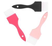 3 Piezas Cepillo Resistente Cerdas Flexibles y Firmes | PP y Nylon, Control Preciso en Casa o Salón, Aplicación Limpia para Cabello y Mascarilla Color Aleatorio