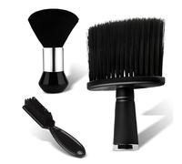 3 Piezas Cepillos De Cuello, Cepillo De Cuello Para PeluqueríA, Barberia Accesorios, Brocha De PeluqueríA Sets, Agradable Al Tacto Brocha Para Quitar Pelos El Polvo, Brochas De BarberíA