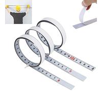 3 piezas Cinta Métrica Autoadhesiva, Cinta Metrica Adhesiva 1M, Lzquierda a Derecha Cinta Métrica de Acero, Derecha a Lzquierda Cinta Métrica de Acero, para Mostrador, Mesa de Corte, Mesa de Costura