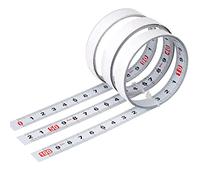 3 piezas Cinta Metrica Autoadhesiva, Cinta Metrica Adhesiva 1M, Métrica Cinta Adhesiva Métrica, Inoxidable de la Pista de Inglete Cinta Métrica, para Mesa de Costura, Mesa de Carpintería