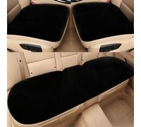 3 Piezas Cojin Asiento Coche, para Range Rover Vogue L405 2012-2020 Protector Asiento De Invierno De Felpa Sin Respaldo, Cojín Cómodo Y Transpirable,Black