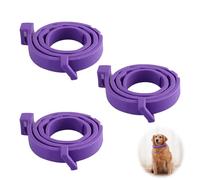 3 Piezas Collar calmante para Perros, Collar Calmante Feromona Ajustable 63CM Alivio de la Ansiedad del Perro Antipulci Collare Calma y Reduce el Estrés Impermeable para Perros Medianos y Grandes