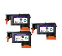 3 Piezas compatibles con Cabezal de impresión 88 Magenta Cian C9382A L7480 L7500 L7550 L7580 L7588(3PCS 88MC)