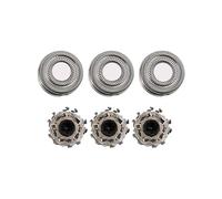 3 piezas compatibles con Xiaomi Mijia S500C S500 S300, cabezal de afeitadora eléctrica, repuesto de red MJTXD01SKS, accesorios for cabezal de corte.(Silver)