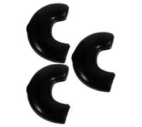 3 Piezas Cubierta de Goma Negra para Gancho de Correa de Saxofón | Protección Antidesgaste, Reduce Ruido Metálico, para Práctica Diaria y Ensayos de Músicos y Estudiantes