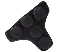 3 Piezas cubierta de moxibustión abrazadera dispositivos asiento castor para el liberate de toxicos Eliminación de bolsa de acupuntura cubierta de moxa Black TOVINANNA