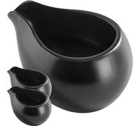 3 Piezas Cubo De Salsa De Cuchara De Leche De Boca Redonda Mini Jarra Jarras De Jarabe De Café Jarra De Arte Latte Gancho De Pánico Jarra De Crema Italiano Tarro De Miel Cerámica