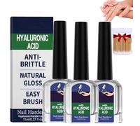 3 piezas Cuidado De UñAs Con áCido HialuróNico,Vitamina E Y Aceite De Jojoba,Hidrata Y Nutre Profundamente Las UñAs,DejáNdolas Hidratadas Y Fuertes,Para Hombres,Mujeres