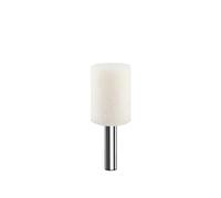 3 piezas de 6 mm, mango de grano 80, cabezal de rueda abrasiva de piedra montada, cabezal de pulido de corindón blanco, rueda de piedra for amoladora eléctrica(20mm cylinder)