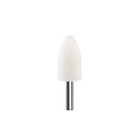 3 piezas de 6 mm, mango de grano 80, cabezal de rueda abrasiva de piedra montada, cabezal de pulido de corindón blanco, rueda de piedra for amoladora eléctrica(20mm cone)