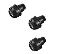 3 piezas de acoplamiento de polipropileno de 1 pulgada rosca exterior a 32 mm para tubo de polietileno de 32 mm para tubería de agua en jardín o casa (acoplamiento de 1 pulgada AG, 3, unidades)