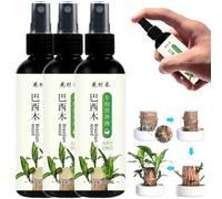 3 piezas de alimento para plantas de madera brasileña, fertilizante para plantas de interior para bambú de la suerte, fertilizante para plantas de interior de madera brasileña, fertilizante líquido pa