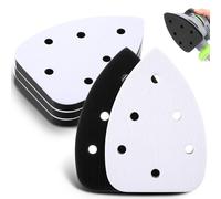 3 Piezas de Almohadillas de de Espuma con 6 Agujeros y Cierre de Gancho y Bucle, de para Lijadora, Aumenta la Flexibilidad y Equilibra la Presión, Compatible con Lijadora Ryobi