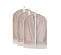 3 Piezas de Bolsas de Ropa Bolsas de Accesorios Transparentes con Cremalleras Bolsas de Ropa Reutilizables Adecuadas para ropa de ropa y Camisas (60 x 80 cm)