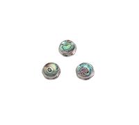 3 piezas de botón de trompeta de repuesto, accesorios modificados, piezas de reparación de dedos de metal pequeños, llaves de instrumento de latón, pieza tipo 2
