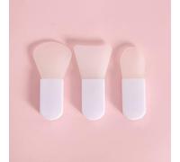 3 piezas de cepillo de silicona for mascarilla Facial, cuidado de la piel Facial suave, portátil DIY, crema Facial, mezcla de barro, cepillos for máscara, herramientas de maquillaje de belleza reutili