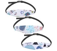 3 Piezas De Cinturón Automático -Babykopf -Reparator, Suministros Para El Asiento Del Bebé, Diadema Cómoda Y Transpirable, Adecuado Para Cochecitos Y Asiento Para El Automóvil.