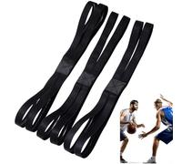 3 Piezas de Diadema Deportiva de Doble Correas Diadema Elástica Antideslizante para Mujeres o Hombres,yoga diademas niña deporte futbol niños Negro