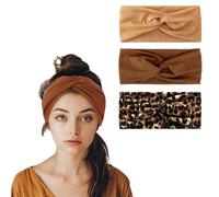 3 piezas de diademas de mujer con lazo, accesorios de moda para el pelo para mujeres y niñas. Cinta elástica para el pelo, perfecta para maquillaje, deporte y peinado diario