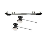 3 piezas de doble pedal, eje cardán, junta de conexión para pedal de tambor con dos batidores de bombo, superficie de metal pulido para escuela de música, eje negro plateado