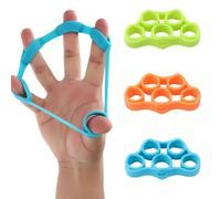 3 Piezas de Entrenadores de Dedos - Expanders de Dedos para Rehabilitación, Construcción Muscular, Escalada y Reducción del Estrés.