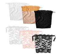 3 Piezas De Envoltura De Pecho De Encaje Y 3 Piezas De Tela Para Cubrir El Pecho, Ropa Interior De Encaje De Moda, Accesorios Para Cabestrillo De Vestir.