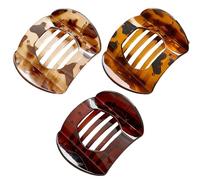 3 Piezas De Horquilla Con Estampado De Leopardo, Horquilla Antideslizante, Horquilla Retro, Horquilla Simple Y Versátil Y Herramienta De Fijación De Estilo De Cabello.