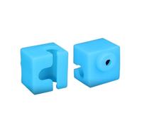 3 Piezas de impresora 3D Cubierta de bloque de calor D V5 Extrusor de hotend Bloque de calentamiento de aluminio Calcetín de silicona for c I3(5pcs)