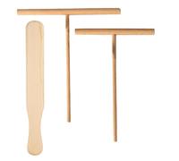 3 Piezas de Juego de Distribuidores de Crepes, 2 Distribuidores de Masa en Forma de T y 1 Alisador de Masa, Distribuidores de Masa Fáciles de Limpiar para Accesorios