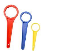 3 Piezas de Llave para Bidones y Cubos,Abridor de Garrafas con para Tapas de Rosca DIN 41, 51, 61,Compatible con Depósitos de 5,10,20,25,30 Litros,Fácil de Usar para Hogar,Industria y Garaje