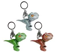 3 Piezas De Llavero De Dinosaurio, Llavero Creativo Y Divertido, Lindas Decoraciones, Coles De Bolsas.