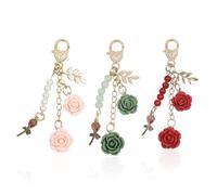 3 Piezas De Llavero De Flores, Llavero De Mujeres, Elee Cole Decorativo, Cole De Mochila.