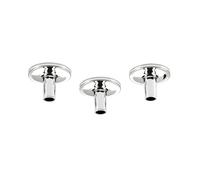 3 piezas de manga cimbal de plástico para platillos, taza, tambor