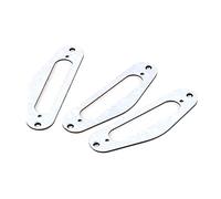 3 piezas de metal de repuesto de pastilla de bobina única estilo T para montaje de placa envolvente de guitarra eléctrica
