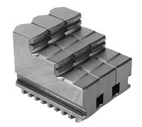 3 piezas de mordaza interna para el mandril de torno K11-200 de 8 pulgadas, accesorio para máquinas herramienta CNC fabricado en acero aleado 20CrMnTi, conjunto de mordazas de