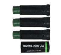 3 piezas de palos de fútbol para deportes, color negro, accesorios de pintura facial