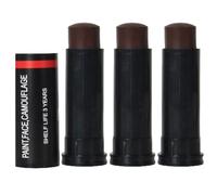 3 piezas de palos de fútbol para deportes, color negro, accesorios de pintura facial