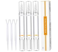 3 piezas de pegamento para párpados dobles, fórmula cremosa invisible para levantar párpados con herramienta aplicadora para ojos con capucha, individuales y dobles interiores - Pegamento