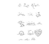 3 Piezas De Pegatinas De Tatuajes Con Imágenes Pequeñas, Resistentes Al Agua Y De Larga Duración, Tatuajes Simulados De Plantas A Base De Hierbas Que No Se Pueden Lavar