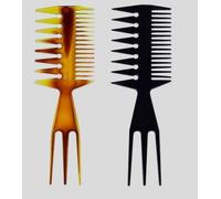 3 Piezas De Peines En Espiga Con Dientes Anchos, Cabello Abierto Y Anudado De Forma Rápida Y Suave, Antiestático Y No Daña El Cabello, Cuidado Diario Del Cabello.