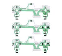 3 piezas de película conductiva reemplazo mango teclado reparación almohadillas controlador flexible membrana película conductora compatible con controlador PS4 JD-M-050 JD-M-055