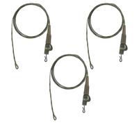 3 Piezas De Pesca De Carpa LíNea Central Clip LíNea Pelo Aparejo Atado Conector Giratorio Accesorios - Rig Leadcore Safety Lead Clip Helicóptero Carp Ready Hair Fishing Rig