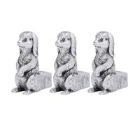 3 Piezas De Pies De Maceta De Animales para Macetas, Soportes Decorativos De Bronce Antiguo para Plantas, Elevador De Macetas De Estatua De Jardín Al Aire Libre para Uso Interior/Exterior