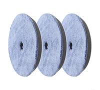 3 piezas de pulido de acabado rápido para almohadillas para herramientas de pulido DA de 6 pulgadas de microfibra para mejorar la vida útil de la almohadilla y reducir la acumulación de calor